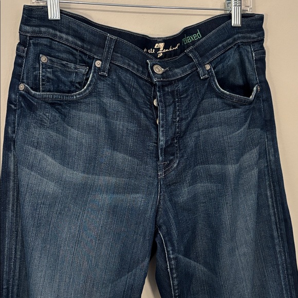7 for All Mankind relaxed denim size 33 - Picture 2 of 6